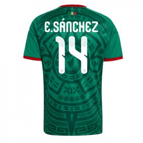 Mexiko Erick Sanchez #14 Hemmakläder VM 2026 Kortärmad